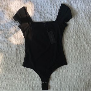 square neck bodysuit